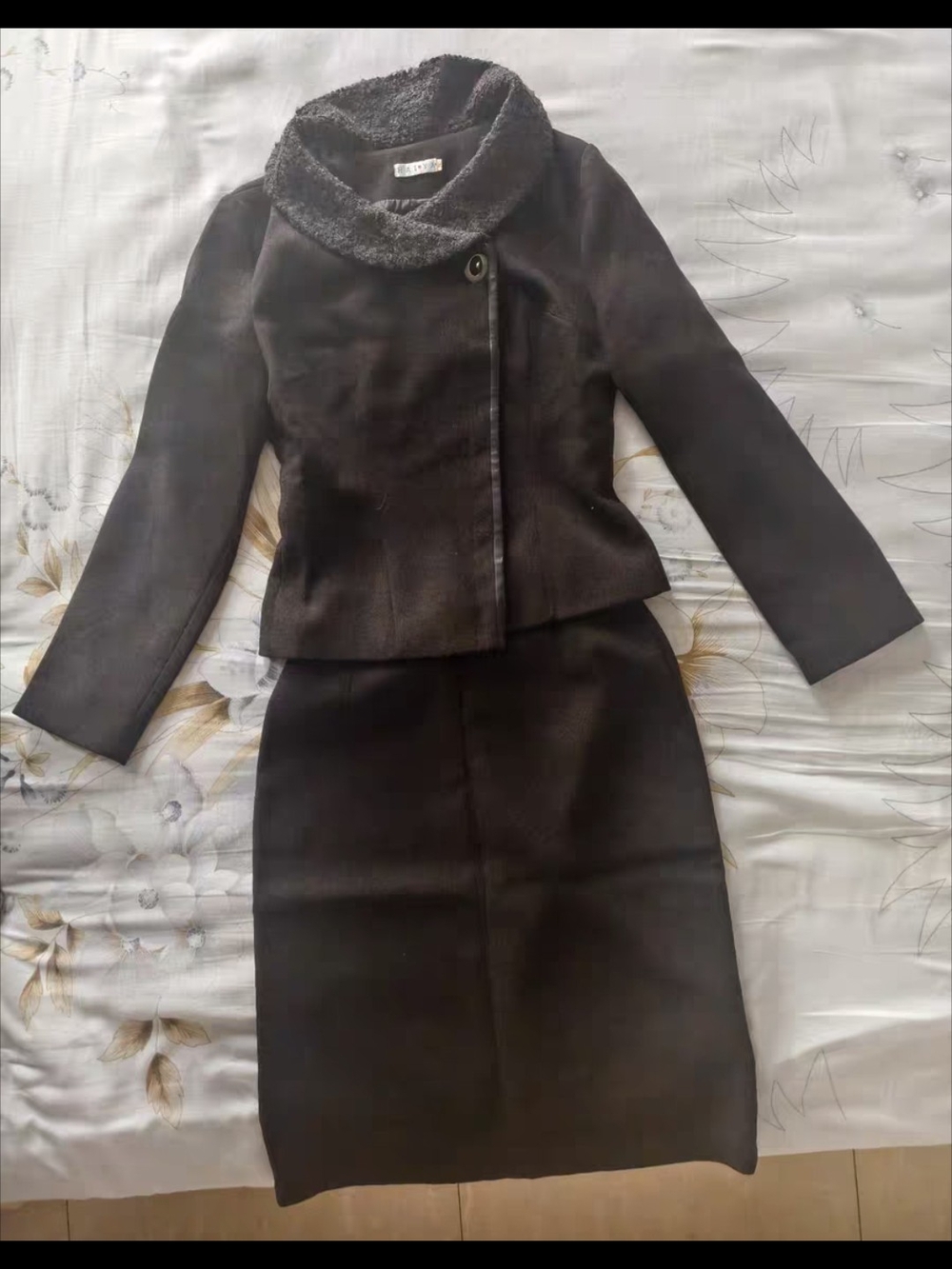 Women's Black Pencil Skirt Set- Tailored Workwear Style